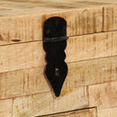 vidaXL tömör mangófa dohányzóasztal 80 x 40 x 35 cm