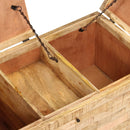 vidaXL tömör mangófa dohányzóasztal 80 x 40 x 35 cm