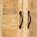 vidaXL tömör mangófa könyvespolc 50 x 30 x 180 cm