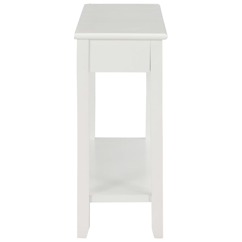 vidaXL fehér fa tálalóasztal 110 x 35 x 80 cm