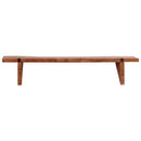 vidaXL 2 db tömör akácfa fali polc 90x20x18 cm