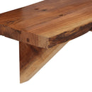 vidaXL 2 db tömör akácfa fali polc 90x20x18 cm