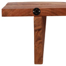 vidaXL 2 db tömör akácfa fali polc 90x20x18 cm