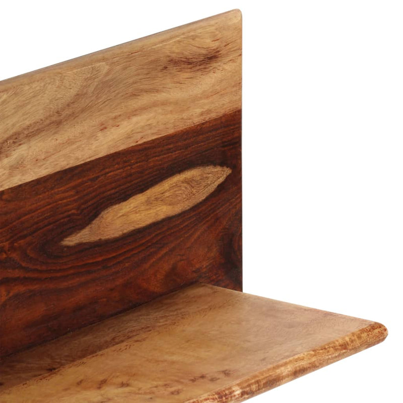 vidaXL 2 db tömör kelet-indiai rózsafa fali polc 58x26x20 cm