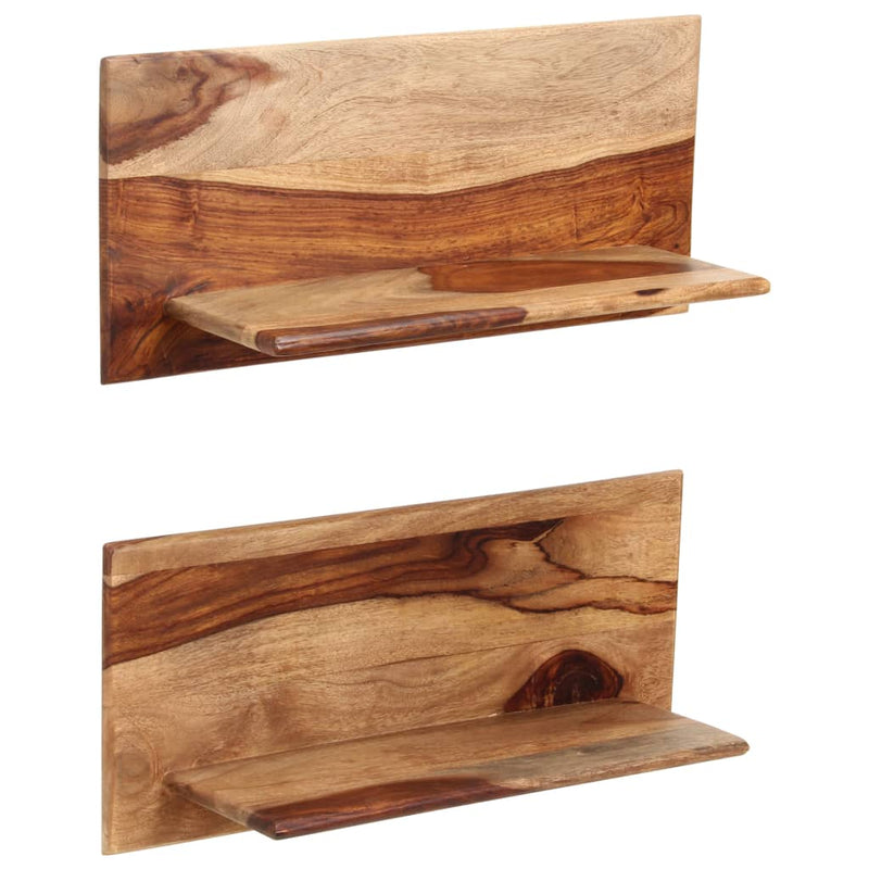 vidaXL 2 db tömör kelet-indiai rózsafa fali polc 58x26x20 cm