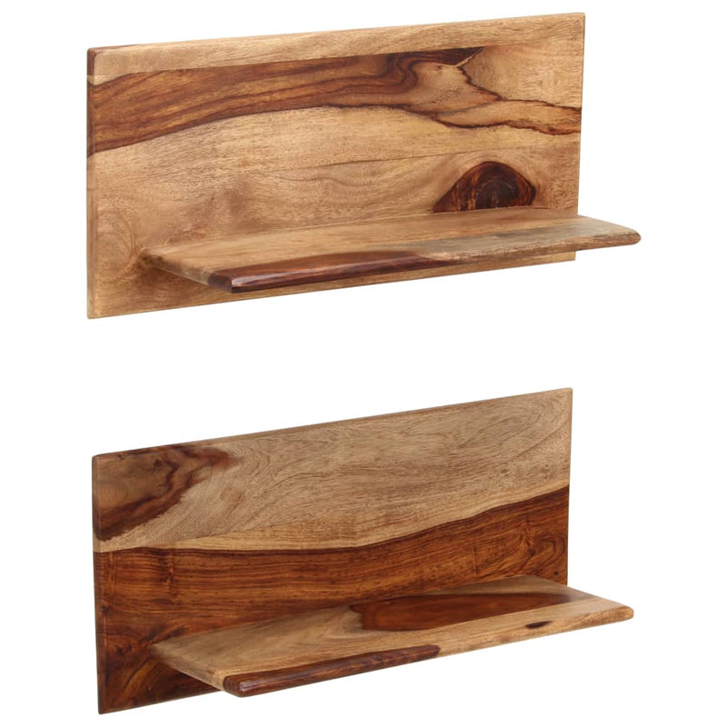 vidaXL 2 db tömör kelet-indiai rózsafa fali polc 58x26x20 cm