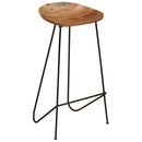 vidaXL 2 db tömör akácfa bárszék