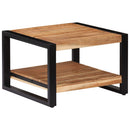 vidaXL tömör akácfa dohányzóasztal 60 x 60 x 40 cm