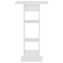 vidaXL fehér bárasztal 60 x 60 x 110 cm