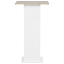 vidaXL fehér és betonszürke bárasztal 60 x 60 x 110 cm