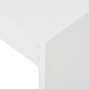 vidaXL fehér bárasztal polccal 110 x 50 x 103 cm