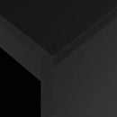 vidaXL fekete bárasztal polccal 110 x 50 x 103 cm