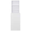 vidaXL fehér bárasztal szekrénnyel 115 x 59 x 200 cm