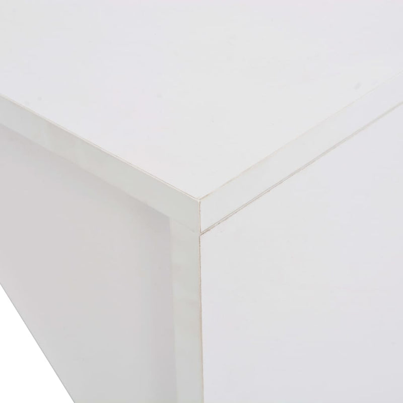 vidaXL fehér bárasztal szekrénnyel 115 x 59 x 200 cm
