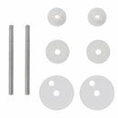 vidaXL 2 db fehér MDF WC ülőke