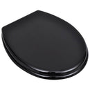 vidaXL 2 db fekete MDF WC ülőke