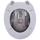vidaXL 2 db New York mintás MDF WC ülőke