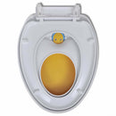 vidaXL 2 db fehér és sárga műanyag WC ülőke lassan csukódó fedéllel