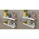 vidaXL 4 db fehér fali polc 60 cm