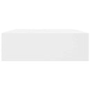 vidaXL 2 db fehér lebegő fali polc fiókkal 48 cm