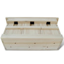 vidaXL 2 darab fa verébház 44 x 15,5 x 21,5 cm