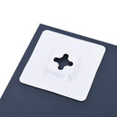 vidaXL edzett üveg falitükör polccal 30 x 30 cm