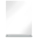 vidaXL edzett üveg falitükör polccal 40 x 60 cm