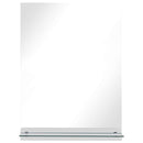 vidaXL edzett üveg falitükör polccal 50 x 70 cm