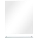 vidaXL edzett üveg falitükör polccal 50 x 60 cm