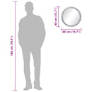 vidaXL edzett üveg falitükör 40 cm