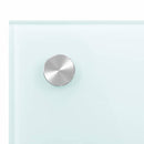 vidaXL fehér edzett üveg konyhai falburkoló 70 x 40 cm