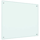 vidaXL fehér edzett üveg konyhai falburkoló 70 x 60 cm