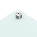 vidaXL fehér edzett üveg konyhai falburkoló 80 x 40 cm