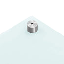 vidaXL fehér edzett üveg konyhai falburkoló 80 x 50 cm