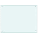 vidaXL fehér edzett üveg konyhai falburkoló 80 x 60 cm