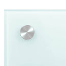 vidaXL fehér edzett üveg konyhai falburkoló 80 x 60 cm