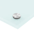 vidaXL fehér edzett üveg konyhai falburkoló 90 x 40 cm