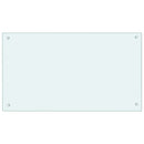 vidaXL fehér edzett üveg konyhai falburkoló 90 x 50 cm