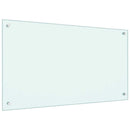 vidaXL fehér edzett üveg konyhai falburkoló 90 x 50 cm