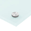 vidaXL fehér edzett üveg konyhai falburkoló 90 x 50 cm