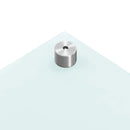 vidaXL fehér edzett üveg konyhai falburkoló 90 x 50 cm