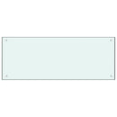 vidaXL fehér edzett üveg konyhai falburkoló 100 x 40 cm