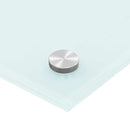 vidaXL fehér edzett üveg konyhai falburkoló 100 x 60 cm