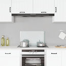 vidaXL átlátszó edzett üveg konyhai fröccsenésgátló 70 x 40 cm