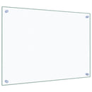 vidaXL átlátszó edzett üveg konyhai fröccsenésgátló 70 x 50 cm