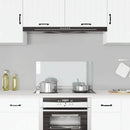 vidaXL átlátszó edzett üveg konyhai fröccsenésgátló 80 x 40 cm