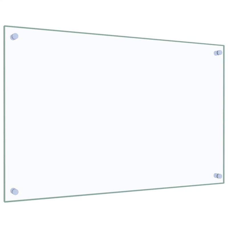 vidaXL átlátszó edzett üveg konyhai fröccsenésgátló 80 x 50 cm