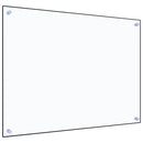 vidaXL átlátszó edzett üveg konyhai fröccsenésgátló 80 x 60 cm