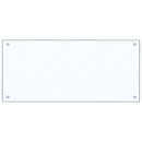 vidaXL átlátszó edzett üveg konyhai fröccsenésgátló 90 x 40 cm