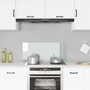 vidaXL átlátszó edzett üveg konyhai fröccsenésgátló 90 x 40 cm